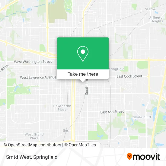 Smtd West map