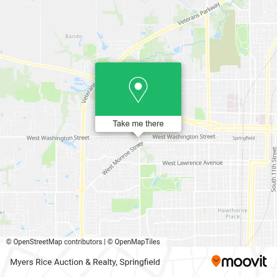 Myers Rice Auction & Realty map