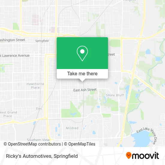 Ricky's Automotives map