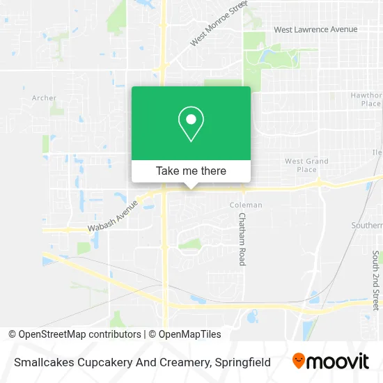 Smallcakes Cupcakery And Creamery map