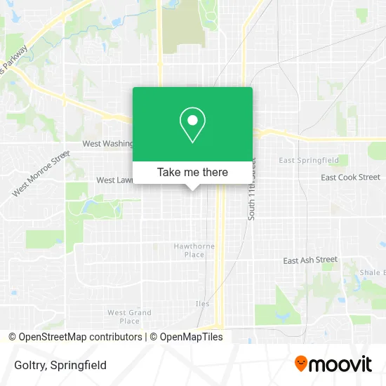 Goltry map