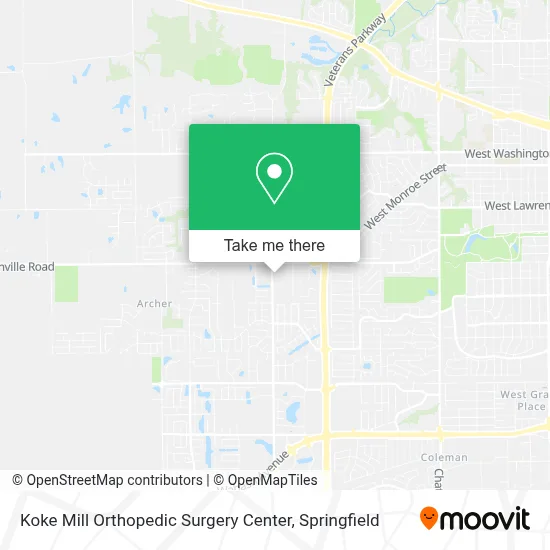 Koke Mill Orthopedic Surgery Center map