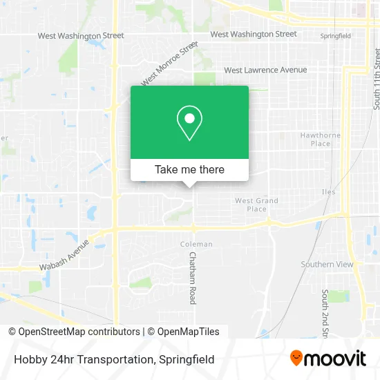 Hobby 24hr Transportation map
