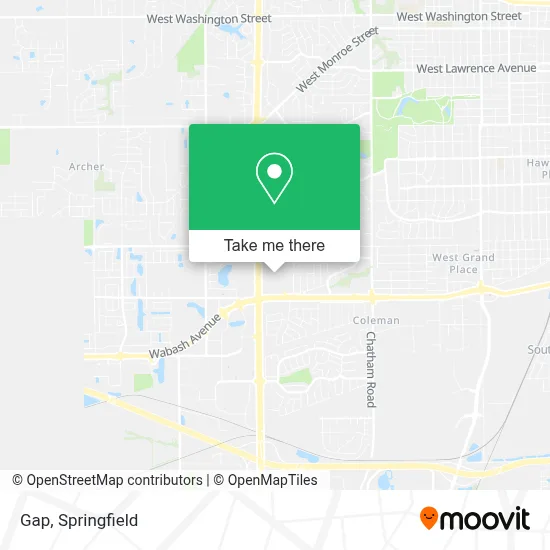 Gap map