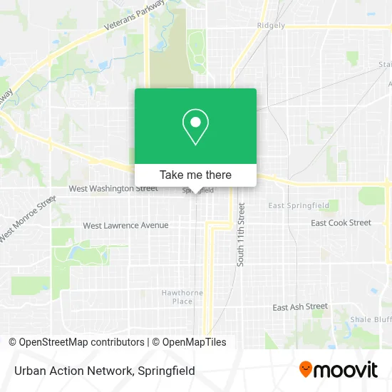 Urban Action Network map