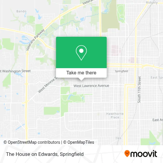The House on Edwards map