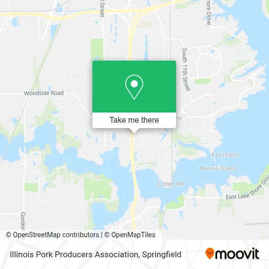 Illinois Pork Producers Association map