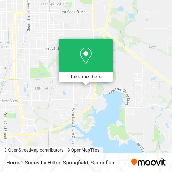 Home2 Suites by Hilton Springfield map