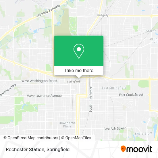 Rochester Station map