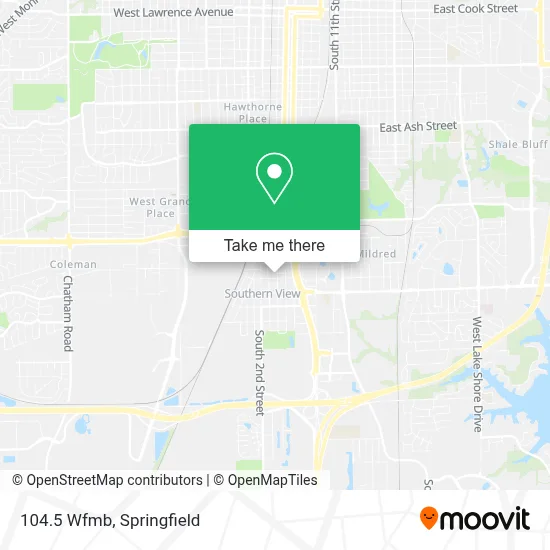104.5 Wfmb map