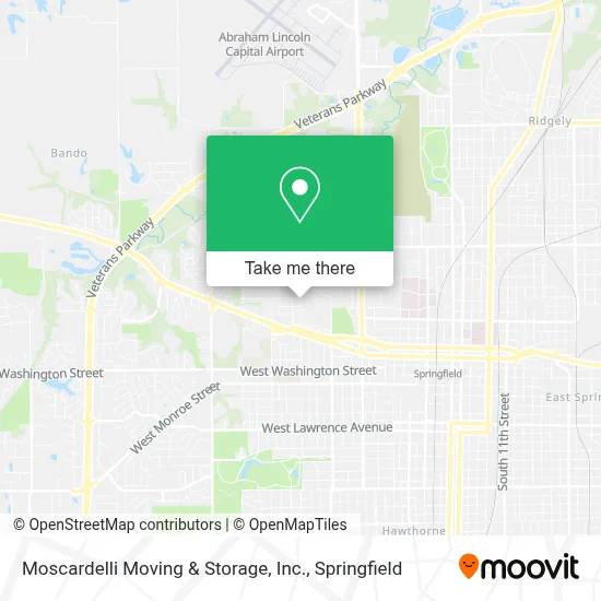 Moscardelli Moving & Storage, Inc. map