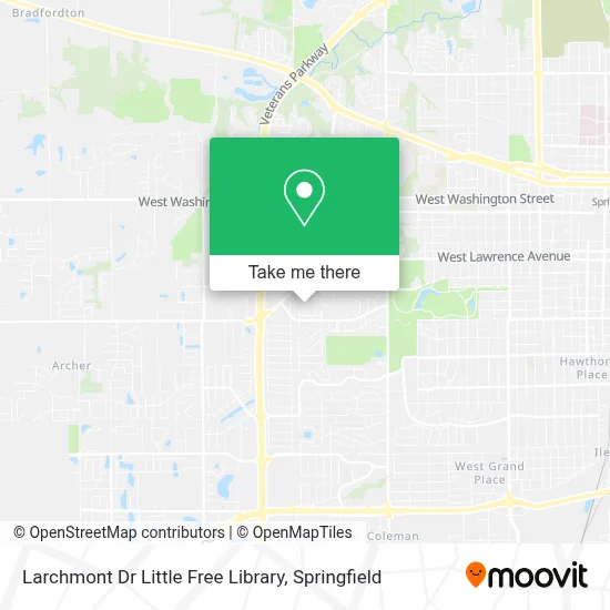 Larchmont Dr Little Free Library map