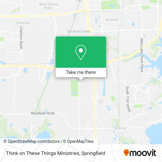Think on These Things Ministries map