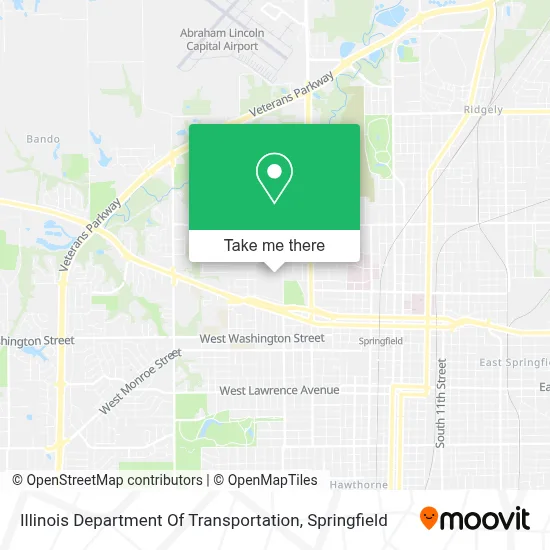 Illinois Department Of Transportation map