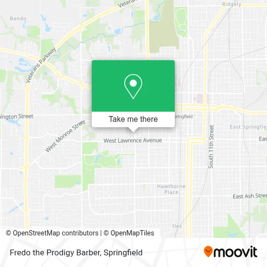 Fredo the Prodigy Barber map