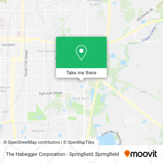 The Habegger Corporation - Springfield map