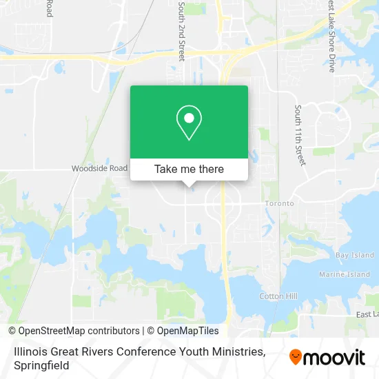 Illinois Great Rivers Conference Youth Ministries map
