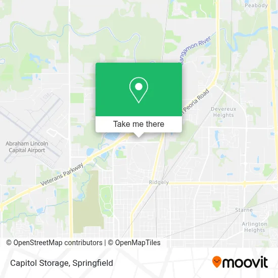 Capitol Storage map