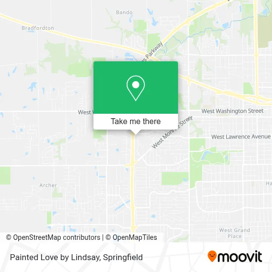 Painted Love by Lindsay map