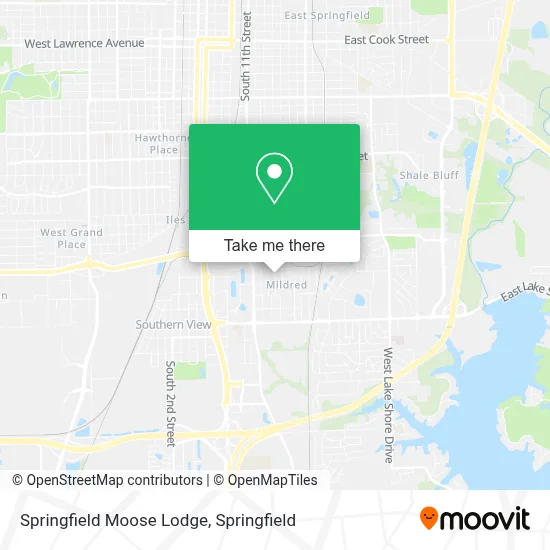 Springfield Moose Lodge map