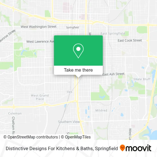 Distinctive Designs For Kitchens & Baths map