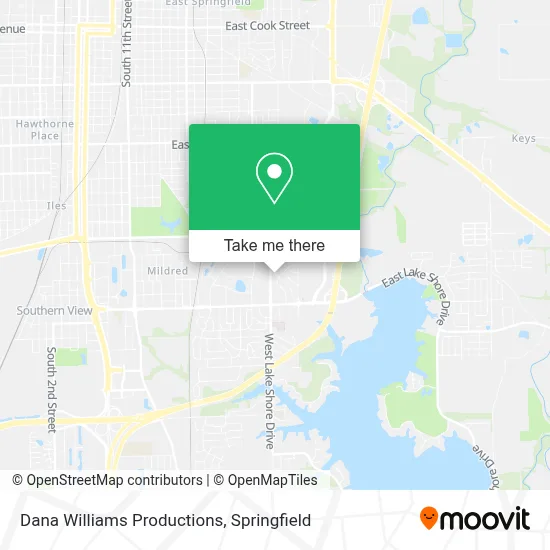 Dana Williams Productions map