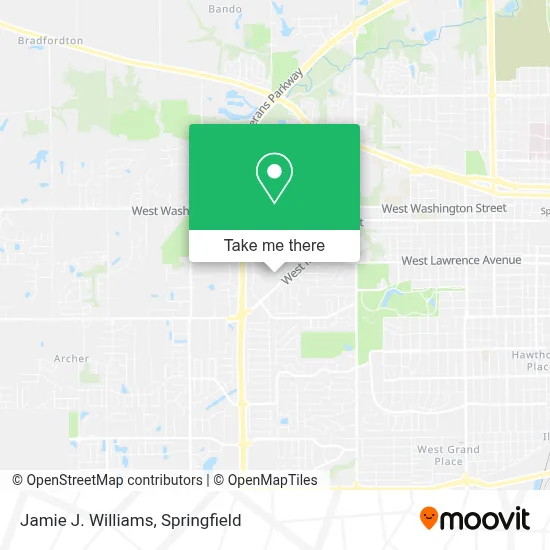 Jamie J. Williams map