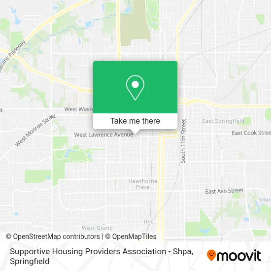 Supportive Housing Providers Association - Shpa map
