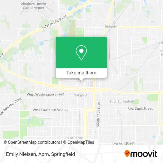 Emily Nielsen, Aprn map