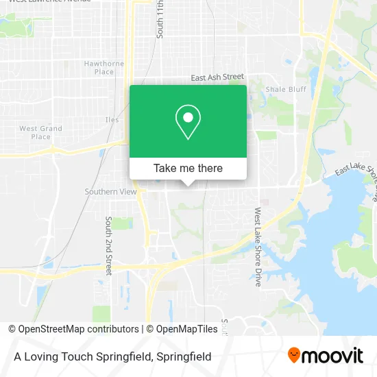 A Loving Touch Springfield map