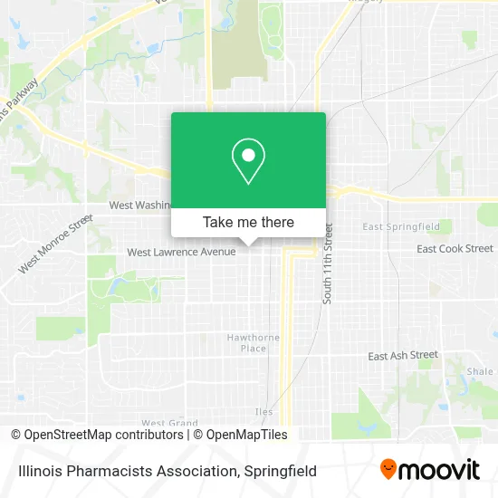 Illinois Pharmacists Association map