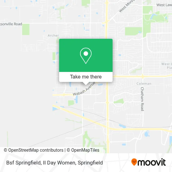 Bsf Springfield, Il Day Women map