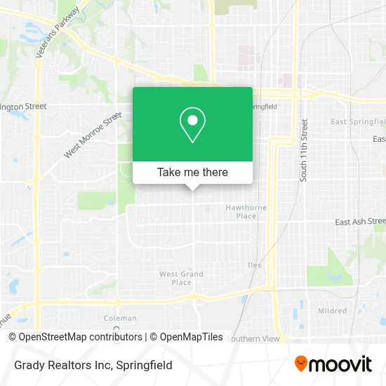 Grady Realtors Inc map
