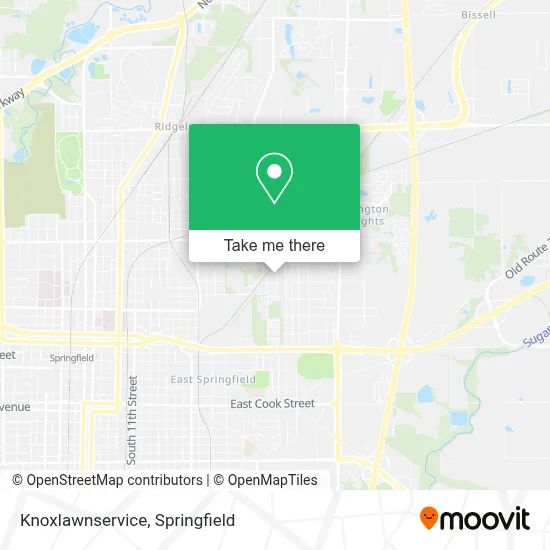 Knoxlawnservice map