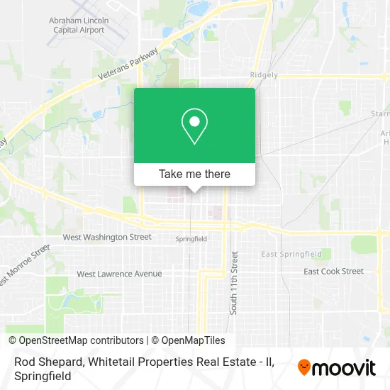 Rod Shepard, Whitetail Properties Real Estate - Il map