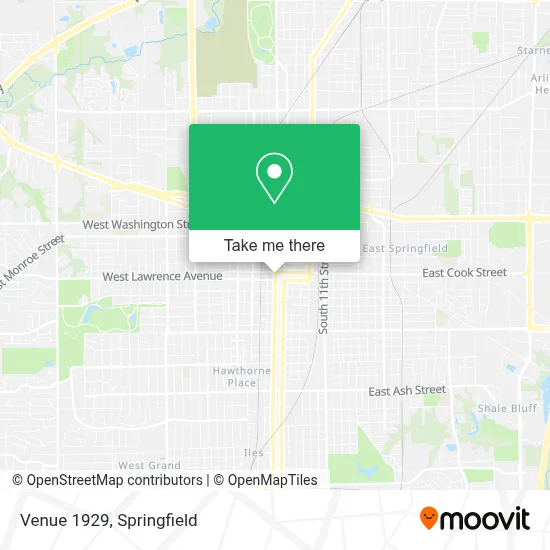 Venue 1929 map