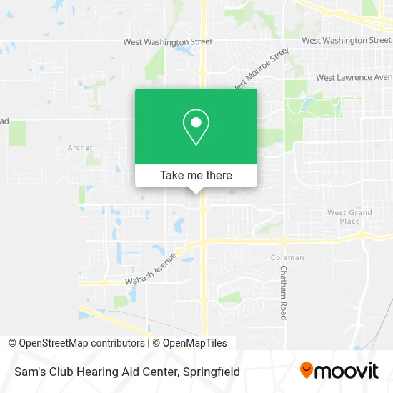 Sam's Club Hearing Aid Center map