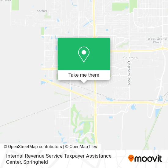 Internal Revenue Service Taxpayer Assistance Center map