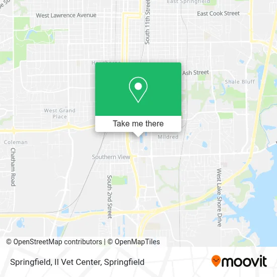 Springfield, Il Vet Center map