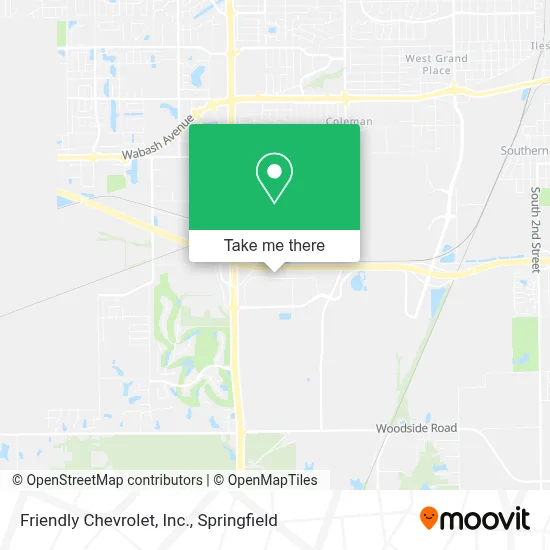Friendly Chevrolet, Inc. map