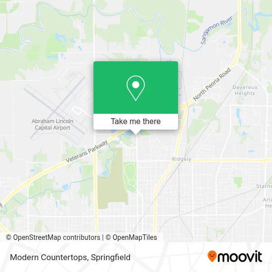 Modern Countertops map