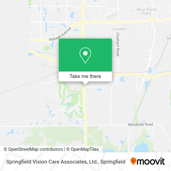 Springfield Vision Care Associates, Ltd. map