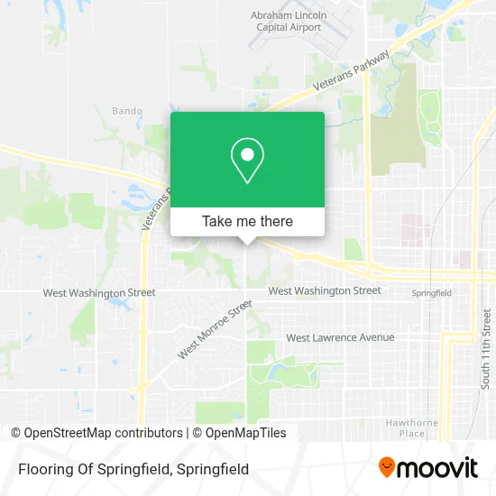 Flooring Of Springfield map