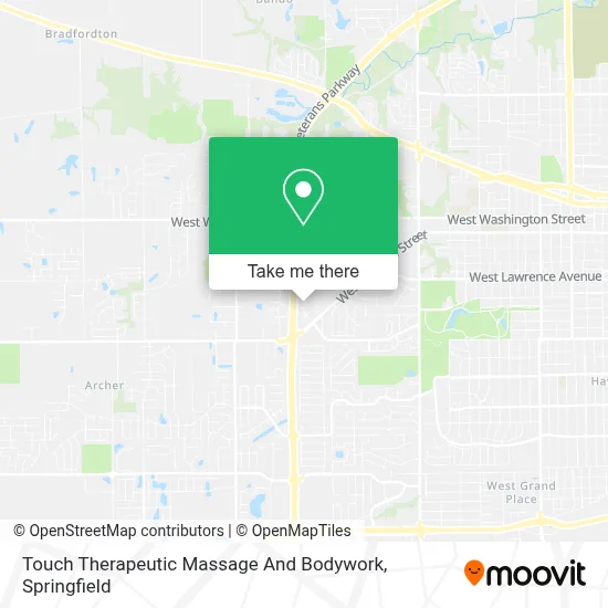 Touch Therapeutic Massage And Bodywork map