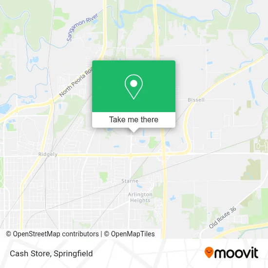 Cash Store map