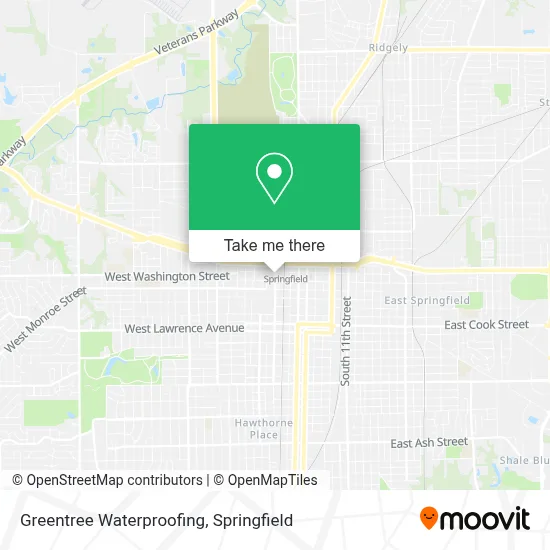 Greentree Waterproofing map