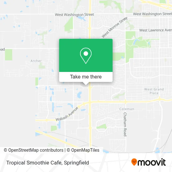 Tropical Smoothie Cafe map