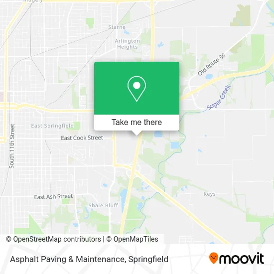 Asphalt Paving & Maintenance map