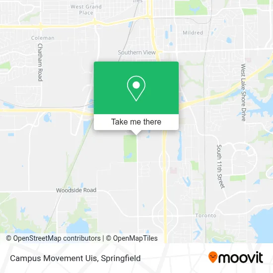 Campus Movement Uis map