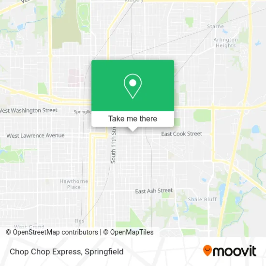 Chop Chop Express map